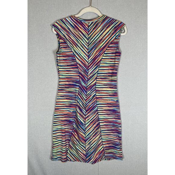 Title Nine Dream Dress Athletic Fit 
 Striped Fun Colorful Size Small Excellent - Picture 8 of 13